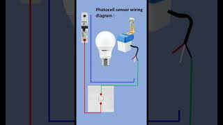 How to connect photocell sensor   photocell sensor wiring diagram  sensor Electricalgenius [upl. by Hube]