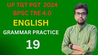 English Grammar Practice  19 for all Competitive Exams BPSC TRE 40 BY PANKAJ MAURYA [upl. by Aseuqram661]