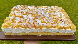 Torta MIMOSA 🌾🌾 Sofficissima e con un gusto unico 🍋🍑 [upl. by Akema]