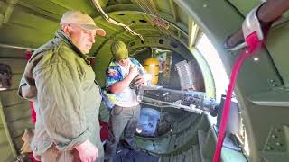 Bomber Camp 2024 Waist Gunner Session in B17 [upl. by Anhpad]