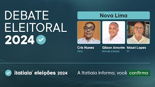 ELEIÇÕES MUNICIPAIS ACOMPANHE O DEBATE DOS CANDIDATOS DE NOVA LIMA [upl. by Engamrahc574]