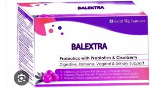 BALEXTRA Capsule Prebiotic And Probiotic Capsules [upl. by Namrac]