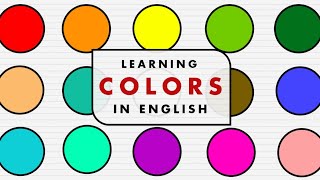 Colors name  colors name in English  Learning color names  Exploring the World of Colors [upl. by Leilamag]