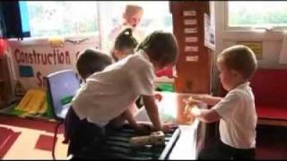 Early Years Foundation Stage Child checks the classroom is tidy [upl. by Atinram]