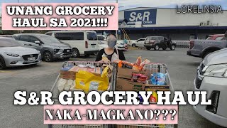 NakaMagkano  First SampR Grocery Haul for 2021  Lorelin Sia [upl. by Giglio]