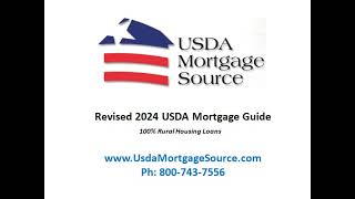 2024 USDA Loan Guide  New Income Limits Loan Limits [upl. by Valtin]