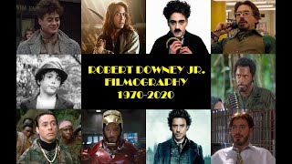 Robert Downey Jr Filmography 19702020 [upl. by Anada881]