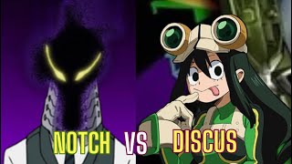 Top level set series Notch the craft Kurogiri VS Discus Froppy ONES JUSTICE2 [upl. by Edric]