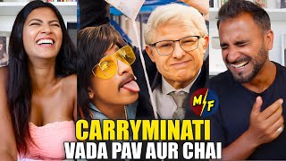 VADA PAV AUR CHAI 😍  CARRYMINATI  REACTION [upl. by Rydder]