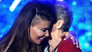 Edyta Górniak i babcia Kazia  koncert Arena Poznań 9102015 [upl. by Ecyned882]