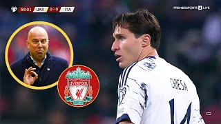 Federico Chiesa vs Ukraine  LIVERPOOL TARGET  All Skills 🔴🔴 [upl. by Ritchie]