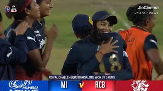 RCB vs MI WPL 2024 Highlight  RCB vs MI WPL 2024 Semifinal  RCB Celebrating After Beat MI [upl. by Alderman]