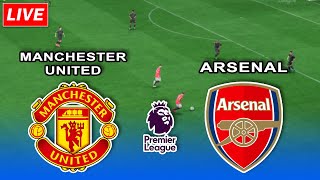 🔴LIVE  Manchester United vs Arsenal  Premier League Match 20232024 [upl. by Tippets328]