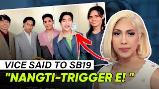 SB19 Triggered Vice Ganda  quotGrabe din kasi tong SB19 equot [upl. by Aehtela173]