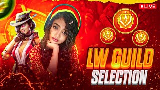 LEKHA WARRIER 🔴LIVE🎥  GUILD SELECTION ✅ DAY 2️⃣  Free fire Tamil  LW🤍 [upl. by Nnylacissej678]