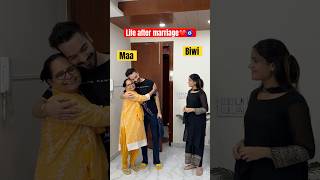 Life after marriage❤️ youtubeshorts shorts ytshorts couple marriage simrit [upl. by Dlonra]