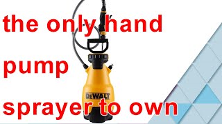 the best manual hand pump sprayer from DeWalt [upl. by Ettenel783]