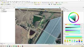 QGIS Digitize Edit trimextend amp Buffer Powerline Capture Footprint of Solar Array [upl. by Oballa124]