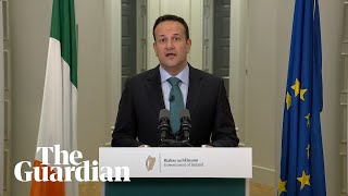 Irish Prime Minister Leo Varadkar delivers stark coronavirus warnings Calm before the storm [upl. by Shirlee]