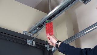 How to disconnect and reconnect a Garador retractable Up amp Over garage door to the operator boom [upl. by Dana623]