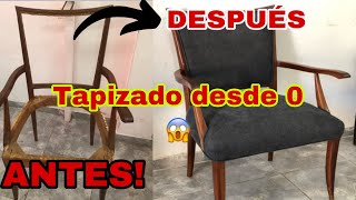 APRENDE A TAPIZAR UN SILLON PASO A PASO  TIPS Y SECRETOS 🤩CreatividadTapivic [upl. by Christoffer459]