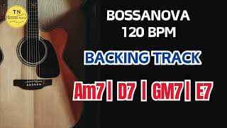 Bossanova BACKING TRACK G major  2516 TN Backing Track [upl. by Dnesnwot]