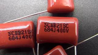 CBB capacitor 400V 684J 680nF 068uf 400V684 5 Pcs [upl. by Ayaros]