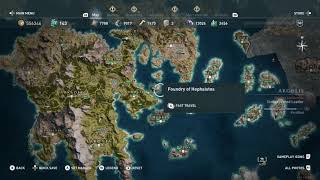 mytilenian shark cultist clue location shipwreck north thera assassins creed odyssey [upl. by Kries]