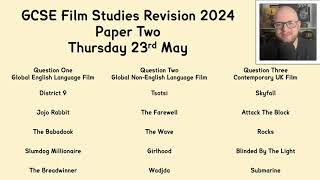 GCSE Film Studies Paper Two Revision 2024 [upl. by Ahsikyt745]