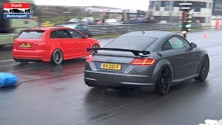 650HP Audi RS3 vs 600HP Audi TTRS vs 1000HP GTR vs 800HP E63s and more [upl. by Pauli795]