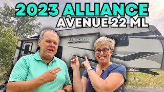 OWNERS TOUR OF A 2023 ALLIANCE AVENUE ALL ACCESS 22ML [upl. by Nosnirb]