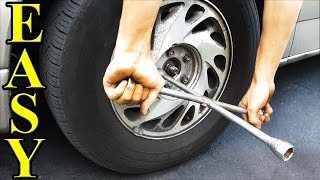 How to Change a Tire plus jacking it up [upl. by Christiana]