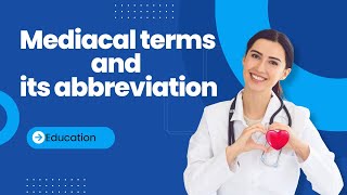 medical terms and its abbreviation new videos 2025nursing medical [upl. by Aivlis]