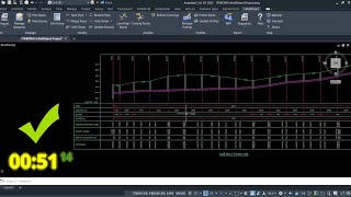 The fastest method to draw sewer profiles in AutoCAD from a hydraulic model using infraWizard addin [upl. by Rowena210]