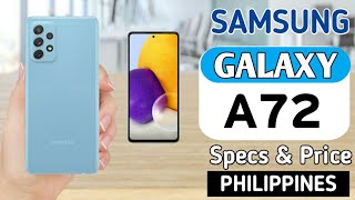 SAMSUNG GALAXY A72 Price Specs amp Features [upl. by Iaria782]