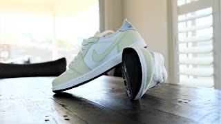 Nike Air Jordan 1 OG Low  Ghost Green Close look and Onfeet review [upl. by Llertniuq70]