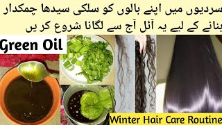 Winter Hair Care Routine For Dry Frizzy Rough Hair Growth Faster With Spanich [upl. by Palua967]