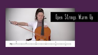 Open Strings Warm Up [upl. by Nnairac]