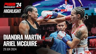 Highlight l Diandra Martin vs Ariel McGuire I RWS [upl. by Nalad]