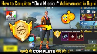 How To Complete Mythic On a Mission Achievement in Bgmi  Bgmi New Mythic Achievement [upl. by Dee997]