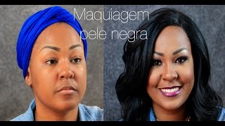 Maquiagem pele negra  Irlaine Tavares [upl. by Jerry986]