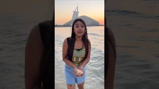 Dubai🇦🇪Jumeirah beach🏖️ থেকে ঝিনুক কুড়িয়ে নিয়ে বাড়ি যাবো😱😍 minivlog vlog shorts [upl. by Audwin175]