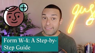 W4 Instructions A StepbyStep Guide to Filling Out a W4 Form  Part 3 of 6 [upl. by Jannelle515]