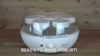 Euro Cuisine Automatic Yogurt Maker YM100 Product Overview [upl. by Artema]