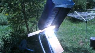 Solar Dish Concentrator for Hot Water [upl. by Lundin]