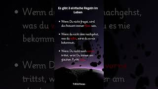 Es gibt 3 einfache Regeln im Leben darkpsychology inspirationalquotes motivation [upl. by Oler939]