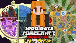 I Survived 1000 Days In Minecraft Hardcore  FULL MOVIE [upl. by Nocaed]