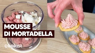 Mousse di mortadella cremosa e saporita sarà lidea perfetta per i tuoi aperitivi [upl. by Calvina]