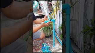 How to fix PVC pipe low water pressure shorts [upl. by Festa]