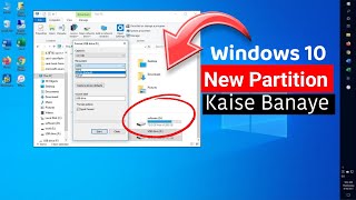 Windows 10 New Partition Kaise Banaye How To Create Partition In Windows 10  Creative Guru Tech [upl. by Seumas]